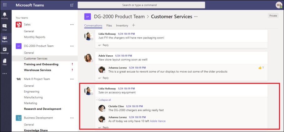 Microsoft Teams - Chat